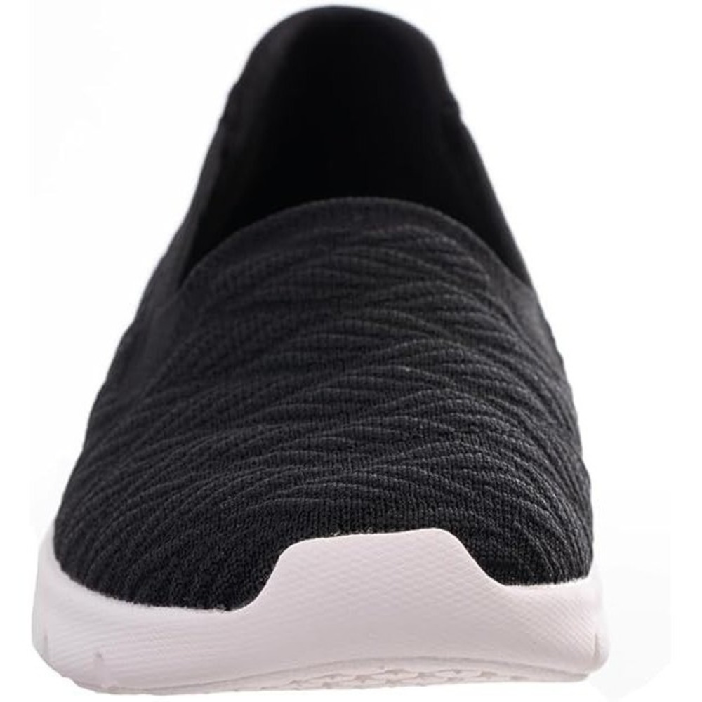 Revitalign Womens Size 7B Comfort Stretch Wave Sneakers Breathable Slip-On Black - Picture 6 of 12